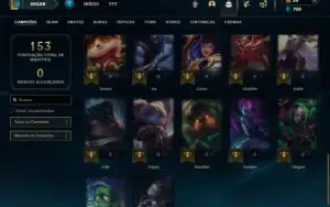 Prata 4 com 40 Champs e 43 Skins + 3 Espolios