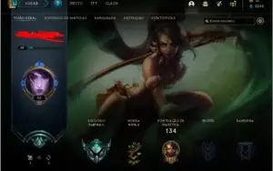 conta lol plat 2
