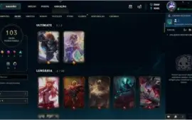 League of Legends, GOLD I, Todos campeões, 103 skins