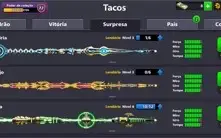 8 bollpoll lvl 210 com varias lendarias