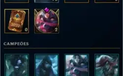 Conta lol gold 2 main Irelia