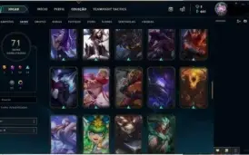 Conta Grão mestre com 71 skins