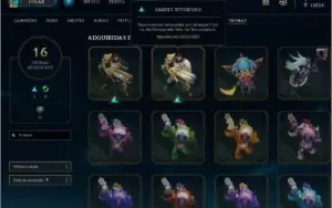 CONTA PLATINA COM MUITAS SKINS
