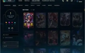 Conta League of Legends Recompensas Riot Lv30