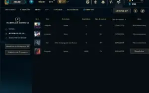 Unranked com 30 Champs e 4 Skins