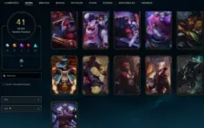Conta League of Legends Full Acesso - 99 Champs e 41 Skins