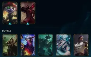 Conta League of Legends Full Acesso - 99 Champs e 41 Skins