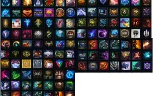 Conta Ouro 4, 110 skins quase todos champion