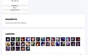 CONTA LEAGUE OF LEGENDS - DIAMANTE 1