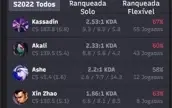 CONTA LEAGUE OF LEGENDS - DIAMANTE 1