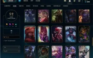 Conta Bronze 4 com 70 Champs e 52 Skins