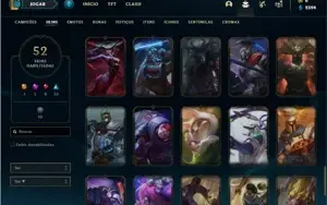 Conta Bronze 4 com 70 Champs e 52 Skins