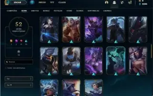 Conta Bronze 4 com 70 Champs e 52 Skins