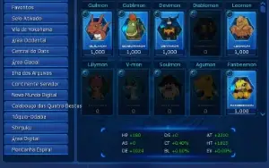 conta LADMO servidor: omega com Omegamon X