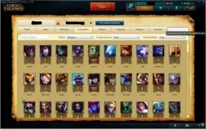 Conta LoL Gold 5/128 skins