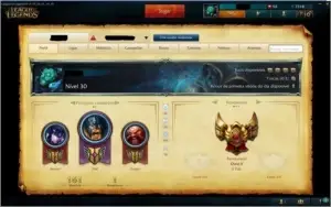 Conta LoL Gold 5/128 skins