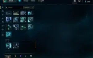 Conta League Of Legends 80 Skin's falta 9 champs.