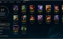 Conta nv 19 com skins