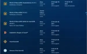 Vendo conta blizzard com WOW Shadowlands + 4 meses