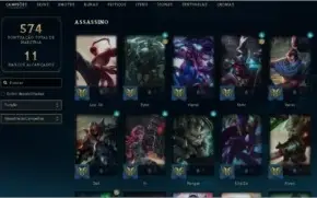 Conta de LOL Platina 3 + 145 Skins + Todos os Campeões