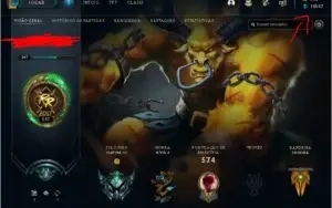 Conta de LOL Platina 3 + 145 Skins + Todos os Campeões