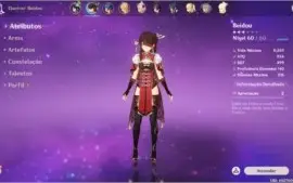 Conta Genshin Impact AR30 Venti + Harpa celestial