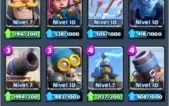 Conta Clash Royale Arena Lendária(Nv 10)+ Clash of Clans CV9
