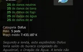 Vendo Dofus de Gelo, servidor Tal Kasha