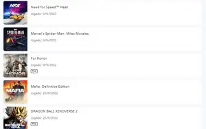 Conta PSN com muitos jogos