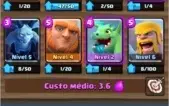 Conta Clash Royale™ nível 6 arena 7 - 2007 troféus.