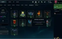 Conta de 211 skins Ouro 3 por 600 Reais
