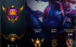 Conta League of Legends - Ouro 4