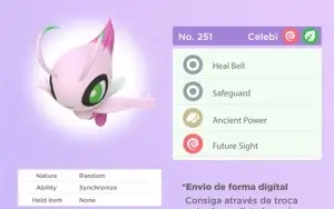 Celebi 6IVs Normal/Shiny