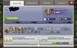 Conta do Clash só upei CV 6 e Algumas coisas