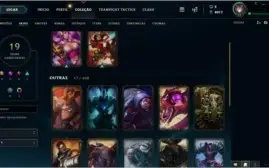 4 Contas de League of Legends com Skin