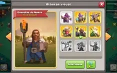 CONTA CLASH OF CLANS CV13 VÁRIAS SKINS