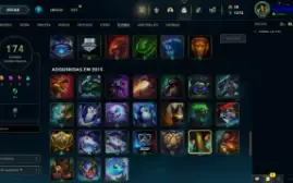 Conta LOL LVL 143 | 125 Campeões| 116 Skins |UNRANKED| 2015