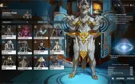 Conta Warframe maestria 23 Completa(Com decorações de bônus)