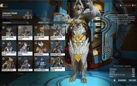 Conta Warframe maestria 23 Completa(Com decorações de bônus)