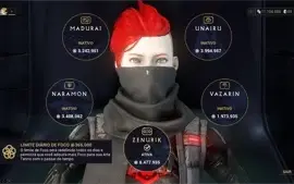 Conta Warframe maestria 23 Completa(Com decorações de bônus)