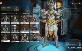 Conta Warframe maestria 23 Completa(Com decorações de bônus)