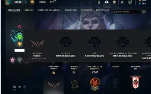 Ferro 1 com 105 Champs e 69 Skins ( Mais de 120 Jogos )