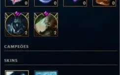 Conta lol platina 2 full acesso