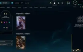 Conta lol platina 2 full acesso