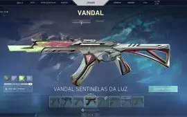 Conta valorant (Diversas skins/pacotes) +1000 R$ Gastos