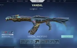 Conta valorant (Diversas skins/pacotes) +1000 R$ Gastos