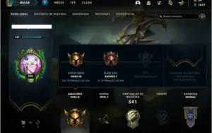 Conta ouro 3 com TODOS os champs e 217 skins