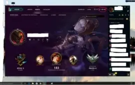 Conta League of legends 110 Champions Prata 2