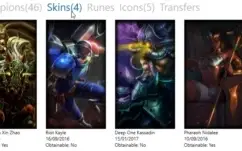 ELOSTAR: CONTA COM 46 CAMPEÕES E 04 SKINS