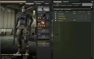 Conta Combat Arms Cap. 4 Varias Armas Permanentes